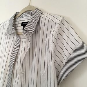 Liz Claiborne White Button Up